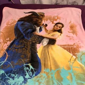 Beauty and the beast blanket